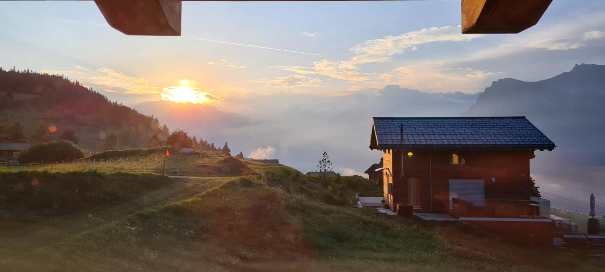 Chalet Matterhornsicht Naters Exteriér fotografie